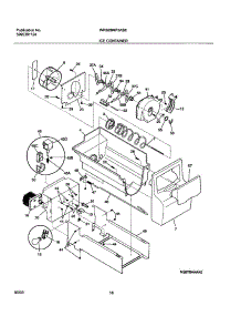 17 - Ice Container parts for White Westinghouse Refrigerator WRS26MF5AS6 from AppliancePartsPros.com