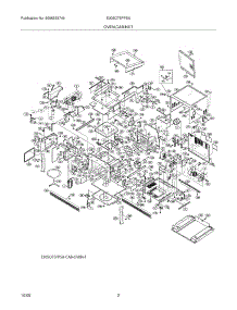 03 - Oven Cabinet parts for Electrolux Microwave E30SO75FPSA from AppliancePartsPros.com