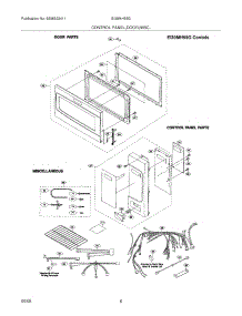 05 - Control Panel,Door,Misc. parts for Electrolux Microwave EI30MH55GSA from AppliancePartsPros.com