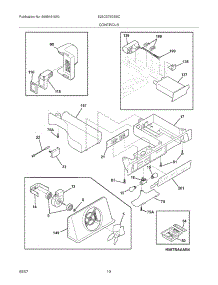 11 - Controls parts for Electrolux Refrigerator E23CS75DSSC from AppliancePartsPros.com