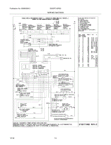 12 - Wiring Diagram parts for Electrolux Range E30DF74GPS3 from AppliancePartsPros.com