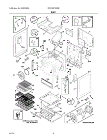 07 - Body parts for Electrolux Range CEW30GF6GSD from AppliancePartsPros.com