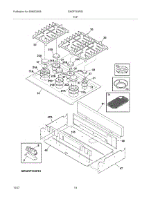 09 - Top parts for Electrolux Range E36DF76GPS2 from AppliancePartsPros.com