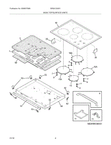 05 - Maintop / Surface Units parts for Electrolux Cooktop EW30IC60IS1 from AppliancePartsPros.com