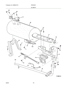11 - Burner parts for Electrolux Dryer EWGD65HTS0 from AppliancePartsPros.com