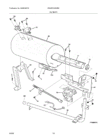 11 - Burner parts for Electrolux Dryer EWMGD65IMB0 from AppliancePartsPros.com