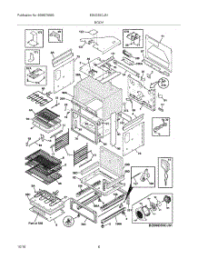 07 - Body parts for Electrolux Range EI30DS5CJS1 from AppliancePartsPros.com