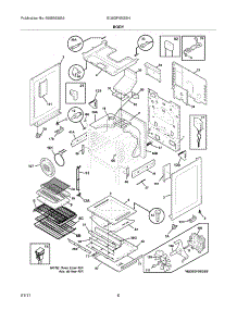 07 - Body parts for Electrolux Range EI30GF55GSH from AppliancePartsPros.com