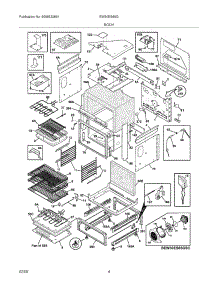 05 - Body parts for Electrolux Range EW30ES65GSC from AppliancePartsPros.com