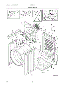 03 - Cabinet / Drum parts for Electrolux Dryer EWMGD65HIW2 from AppliancePartsPros.com