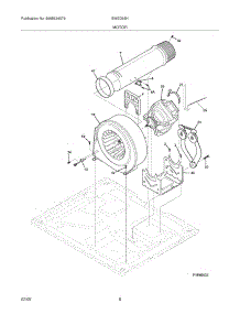 09 - Motor parts for Electrolux Dryer EWED65HIW0 from AppliancePartsPros.com