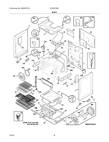 07 - Body parts for Electrolux Range EI30GF55GWC from AppliancePartsPros.com