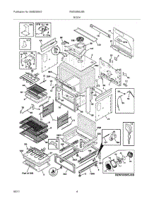 05 - Body parts for Electrolux Range EW30IS65JSB from AppliancePartsPros.com