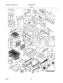 07 - Body parts for Electrolux Range EW30GS6CGS7 from AppliancePartsPros.com