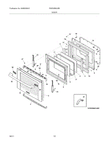09 - Door parts for Electrolux Range EW30IS65JSB from AppliancePartsPros.com