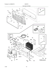 11 - System parts for Electrolux Refrigerator E23BC78ISS4 from AppliancePartsPros.com