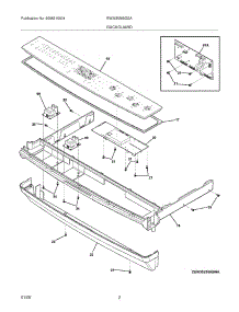 03 - Backguard parts for Electrolux Range EW30ES65GSA from AppliancePartsPros.com