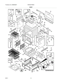 07 - Body parts for Electrolux Range EW30GS75KSA from AppliancePartsPros.com