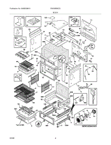 05 - Body parts for Electrolux Range EW30ES6CGB1 from AppliancePartsPros.com