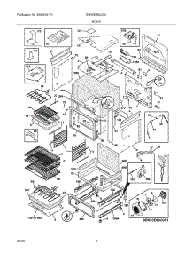 05 - Body parts for Electrolux Range EW30ES6CGS1 from AppliancePartsPros.com