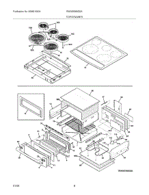 07 - Top / Drawer parts for Electrolux Range EW30ES65GSA from AppliancePartsPros.com