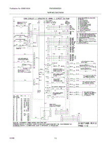 14 - Wiring Diagram parts for Electrolux Range EW30ES65GSA from AppliancePartsPros.com