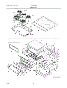 07 - Top / Drawer parts for Electrolux Range EW30ES6CGS6 from AppliancePartsPros.com