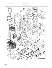 07 - Body parts for Electrolux Range EW30GS65GS8 from AppliancePartsPros.com
