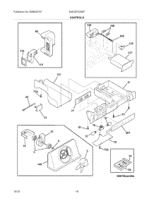 11 - Controls parts for Electrolux Refrigerator E23CS75DSSF from AppliancePartsPros.com