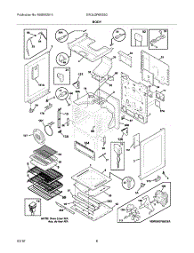 07 - Body parts for Electrolux Range EW3LGF65GSG from AppliancePartsPros.com