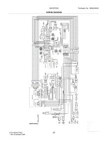 25 - Wiring Diagram parts for Electrolux Refrigerator E23CS78DSS3 from AppliancePartsPros.com