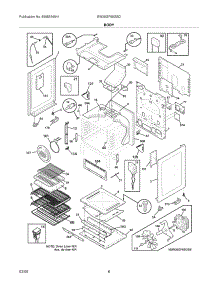 07 - Body parts for Electrolux Range EW30GF65GSD from AppliancePartsPros.com