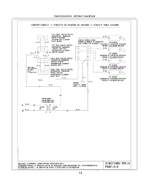 13 - Wiring Diagram parts for Electrolux Range EW30GS65GS6 from AppliancePartsPros.com