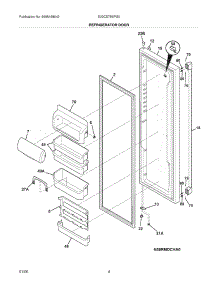 05 - Refrigerator Door parts for Electrolux Refrigerator E23CS78EPS0 from AppliancePartsPros.com