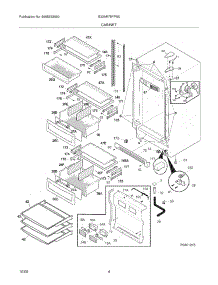 05 - Cabinet parts for Electrolux Refrigerator E32AR75FPS5 from AppliancePartsPros.com