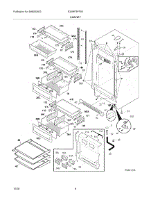 05 - Cabinet parts for Electrolux Refrigerator E32AR75FPS3 from AppliancePartsPros.com