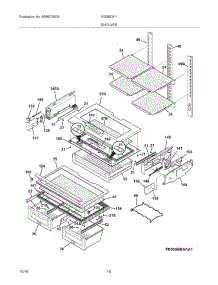 09 - Shelves parts for Electrolux Refrigerator EI23BC51IS2 from AppliancePartsPros.com