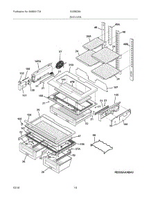 09 - Shelves parts for Electrolux Refrigerator EI23BC56IW2 from AppliancePartsPros.com