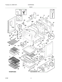 05 - Body parts for Electrolux Range EI30EF55GSA from AppliancePartsPros.com