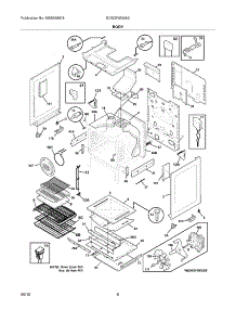 07 - Body parts for Electrolux Range EI30GF55GSG from AppliancePartsPros.com