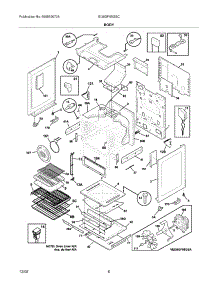 07 - Body parts for Electrolux Range EI30GF55GSC from AppliancePartsPros.com