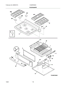 09 - Top / Drawer parts for Electrolux Range EI30GF55GSC from AppliancePartsPros.com