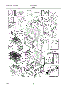 05 - Body parts for Electrolux Range EW30ES6CGS4 from AppliancePartsPros.com