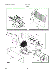 07 - System parts for Electrolux Refrigerator E32AR75JPS1 from AppliancePartsPros.com