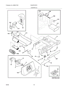 11 - Controls parts for Electrolux Refrigerator E23CS78HPS1 from AppliancePartsPros.com