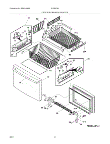 03 - Freezer Drawer - Basket parts for Electrolux Refrigerator EI23BC56IB7 from AppliancePartsPros.com
