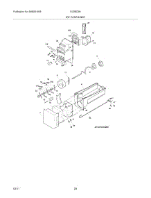 15 - Ice Container parts for Electrolux Refrigerator EI23BC56IW8 from AppliancePartsPros.com