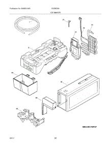 17 - Ice Maker parts for Electrolux Refrigerator EI23BC56IW8 from AppliancePartsPros.com
