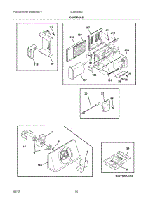 11 - Controls parts for Electrolux Refrigerator EI23CS55GB0 from AppliancePartsPros.com