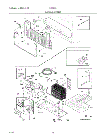 11 - Cooling System parts for Electrolux Refrigerator EI23BC56IW1 from AppliancePartsPros.com